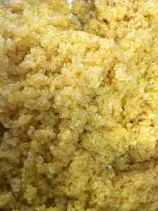 cooked quinoa